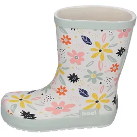 Koel WELLIE BARE MULTI Gummistiefel White Flowers 27