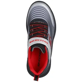 SKECHERS Microspec Advance Kinder Schwarz/Silber 31