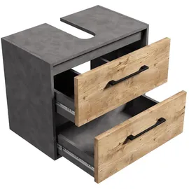 Badplaats Waschbeckenunterschrank Florence 60 x 47 cm Grau