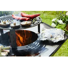 barbecook erhöhter Grill 36 cm Karbonstahl grau