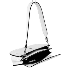 COLLEZIONE ALESSANDRO Bianco Luxe Schultertasche Leder Weiß