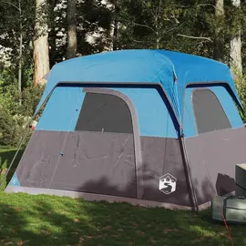 vidaXL Campingzelt 4 Personen Blau