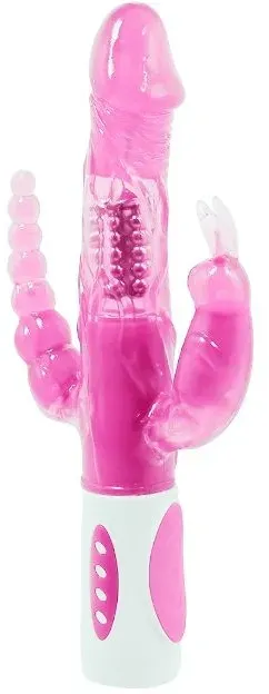 BAILE - Pretty Bunny Dreifach-Vibrator mit Rotation