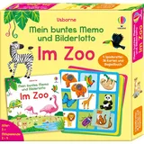 Usborne Mein buntes Memo und Bilderlotto Im Zoo