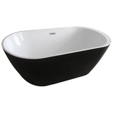 Home Deluxe Freistehende Badewanne CODO Black Edition