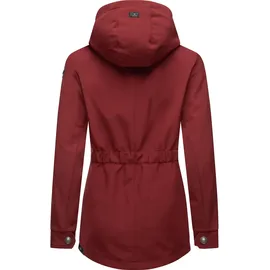 Ragwear Damen, Übergangsjacke Funktionsjacke Softshelljacke wasserabweisend mit Kapuze Monadde Softshell Red Gr. XL - XL