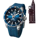 Vostok Europe Rocket N1 Automatic Limited Edition Herrenuhr + Vostok Armband - Blau/Blau