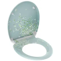 Schütte WC-Sitz FLOWER IN THE WIND, mit Absenkautomatik und Schnellverschluss