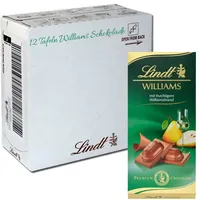 Lindt Williams Vollmilch Tafel 100g x 12 = 1,2 kg  MHD 10/26