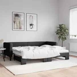 vidaXL Tagesbett 80 x 200 cm Schwarz