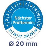 Avery Zweckform Avery, Zweckform Prüfplaketten nächster Prüftermin\", 2025-30"