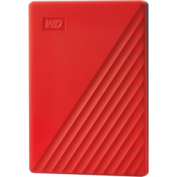 WD My Passport (2 TB), Externe Festplatte, Rot