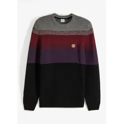 bonprix Pullover mit Farbverlauf, grau, 68/70 (4XL)