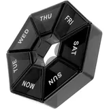 WLLHYF 7 Tage Pillendose Reise Kleine Pillen Organizer Tasche Tragbare Pillendose Täglicher Pillenhalter Medizin Planer Dispenser Boxen Vitamin Halter