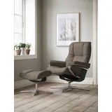 Stressless Mayfair mit Cross Base Leder 92 x 103 x 79 cm mole batick