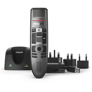 Philips SpeechMike Premium Air SMP4010, Diktiergerät, Grau