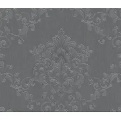 Vliestapete »Opulence Classic«, grau, strukturiert