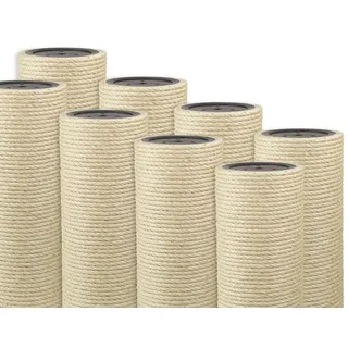 Kratzbaumland 15 cm Deluxe-Sisalstamm mit 8 mm Sisalseil Länge: 72 cm/Gewinde: 8 mm (M8)