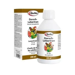 Quiko Dorsch-Lebertran 200 ml: Vitaminreiches Ergänzungsfuttermittel für Ziervögel