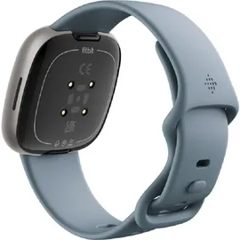 Fitbit Versa 4 aluminium platin/wasserfallblau