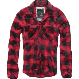 Brandit Textil Brandit Check Hemd schwarz/rot, Größe XL
