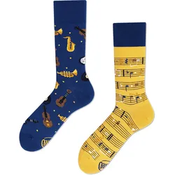 Many Mornings Unisex Socken - Music Notes