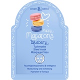 Chiara Ambra Cosmetic & Health Products GmbH Chiara Ambra Tuchmaske „Macarons-Blueberry“