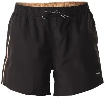 BOSS Badehosen Lobster Swimshorts Schwarz Polyamid Large Herren