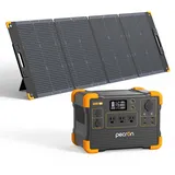 pecron Tragbare Powerstation E600LFP,614Wh LiFeP04-Batterie Solargenerator 1200W CA Ausgängen Stromgenerator für Reise/Camping/Outdoors/Emergency (E600LFPEU) (US-E600LFP-200W)