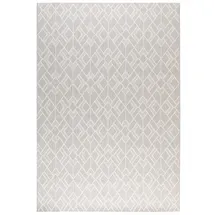Steffensmeier Outdoorteppich, Grau, Textil, Rauten, Rechteckig, 240x330 cm wasserabweisend, Teppiche & Böden, Teppiche, Outdoorteppiche