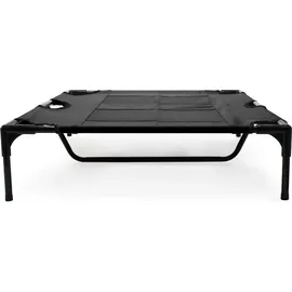 Wiltec Hundebett L 92 x 77 x 20 cm schwarz