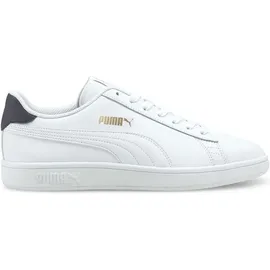 Puma Smash v2 L puma white-peacoat-puma team gold 45