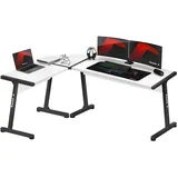 caruno Eckschreibtisch Hero 6.0 Weiß