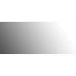 Wandspiegel GERMANIA "Univa", schwarz, B:140cm H:60cm T:3cm, Spanplatte, glasspiegel, Spiegel, mit zurückspringender Trägerplatte, sodass eine Schattenfuge entsteht