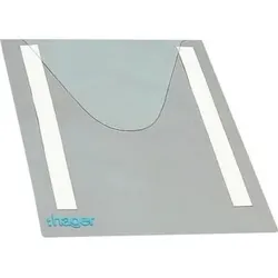 Schaltplantasche Kst 230mm transparent Befestigung selbstklebend