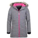 Trollkids Ski-/ Snowboardjacke Lifjell grau/rot Gr. 98