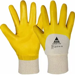 Hase Handschuhe Gelb/Blau Nitril Erfurt Lite""