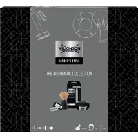 Wilkinson SWORD Barber's Style - The Authentic Collection (Rasierhobel, 5 x Doppelklingen, Rasierpinsel, Rasierseife), Men