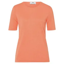 Rundhals-Pullover aus Seide Kaschmir Peter Hahn Seide/Kaschmir orange