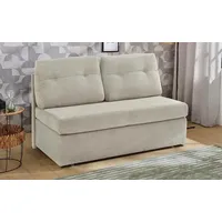 Schlafsofa JOCKENHÖFER GRUPPE "Torben" Sofas Gr. B/T: 130cm x 85cm, Cord, grau (grau-beige) Platzsparendes Sofa mit Gästebettfunktion und Stauraum