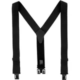 Perry Suspenders Herren Hosenträger groß und hoch, nicht elastisch, Y-Rücken, Schwarz, XL - XL