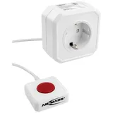 Ansmann Steckdosenleiste 1,80 m Weiß 1 St.