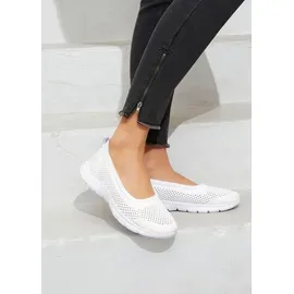 LASCANA Sneaker Ballerinas Damen offwhite Gr.42