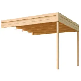 wekaholzbau Gerätehaus Anbau 3,00 x 3,05 m Natur
