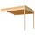 wekaholzbau Gerätehaus Anbau 3,00 x 3,05 m Natur