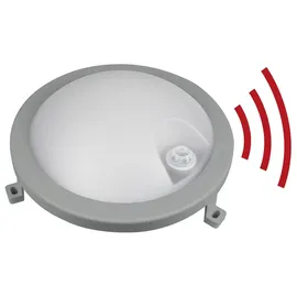Blulaxa Rund-Leuchte Kunststoff 12W 1200lm IP54 grau