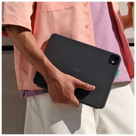 Logitech Flip Folio für iPad Pro (M4)/Air (M2/M3/5th Gen) Grau