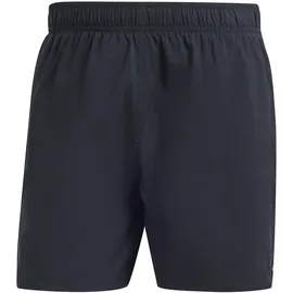 adidas Solid CLX Short-Length Badeshorts Black / Lucid Lemon M