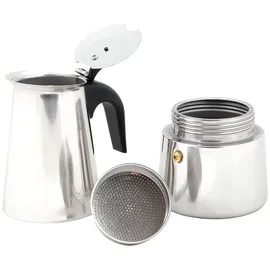 any morning Moka Pot 200 ml 4 Tassen Silber