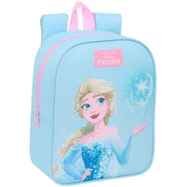Safta FROZEN Kinderrucksack, Kinderrucksack, Schulrucksack, anpassbar an den Kinderwagen, ideal für Kindergärten, bequem und vielseitig, Qualität und Widerstandsfähigkeit, 22 x 10 x 27 cm
